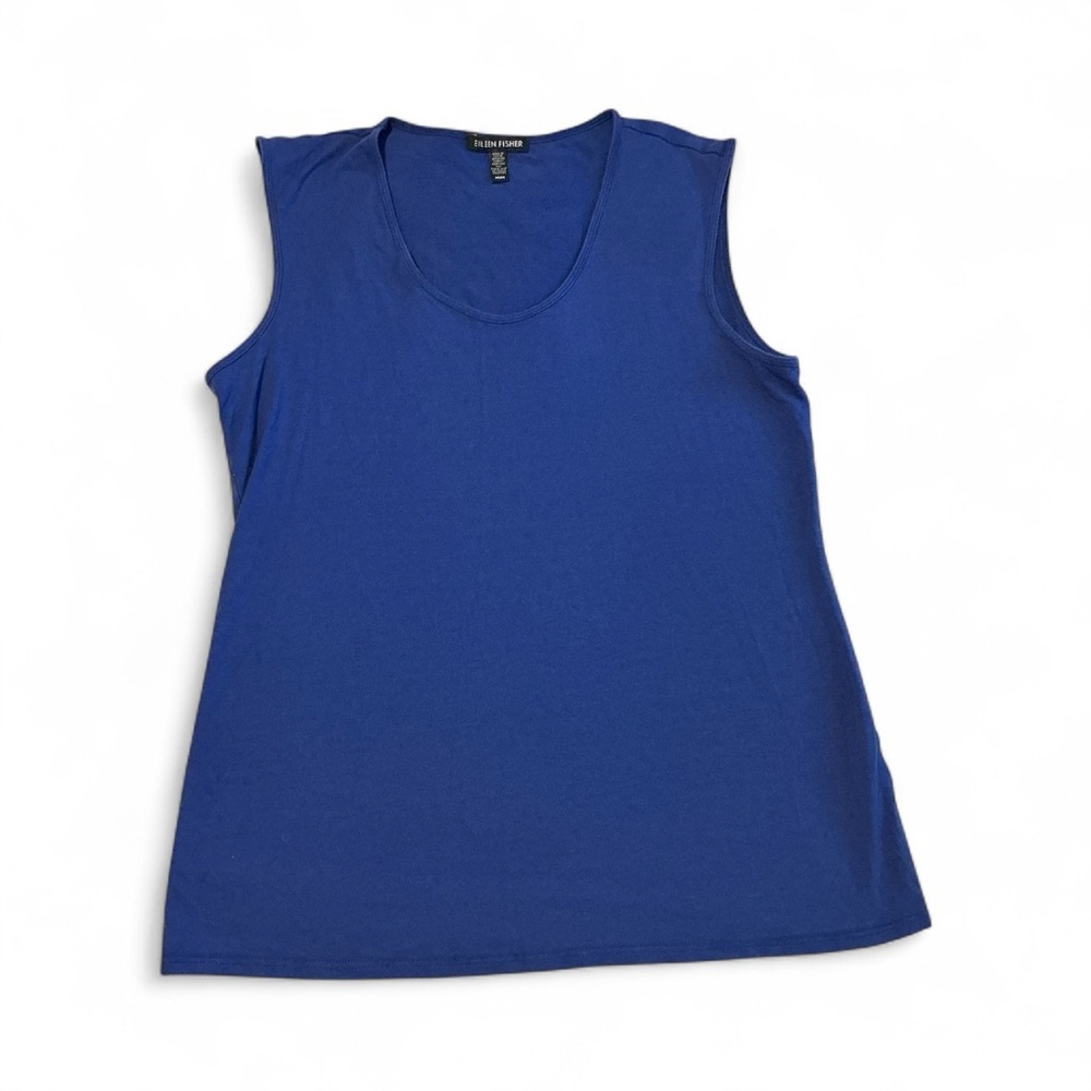 Eileen Fisher Vibrant Blue Tank Top